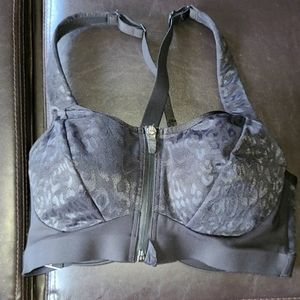 Victoria's Secret black leopard sports bra 34DD